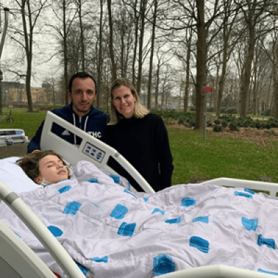 Evi ligt nu al een kleine maand op de Intensive Care